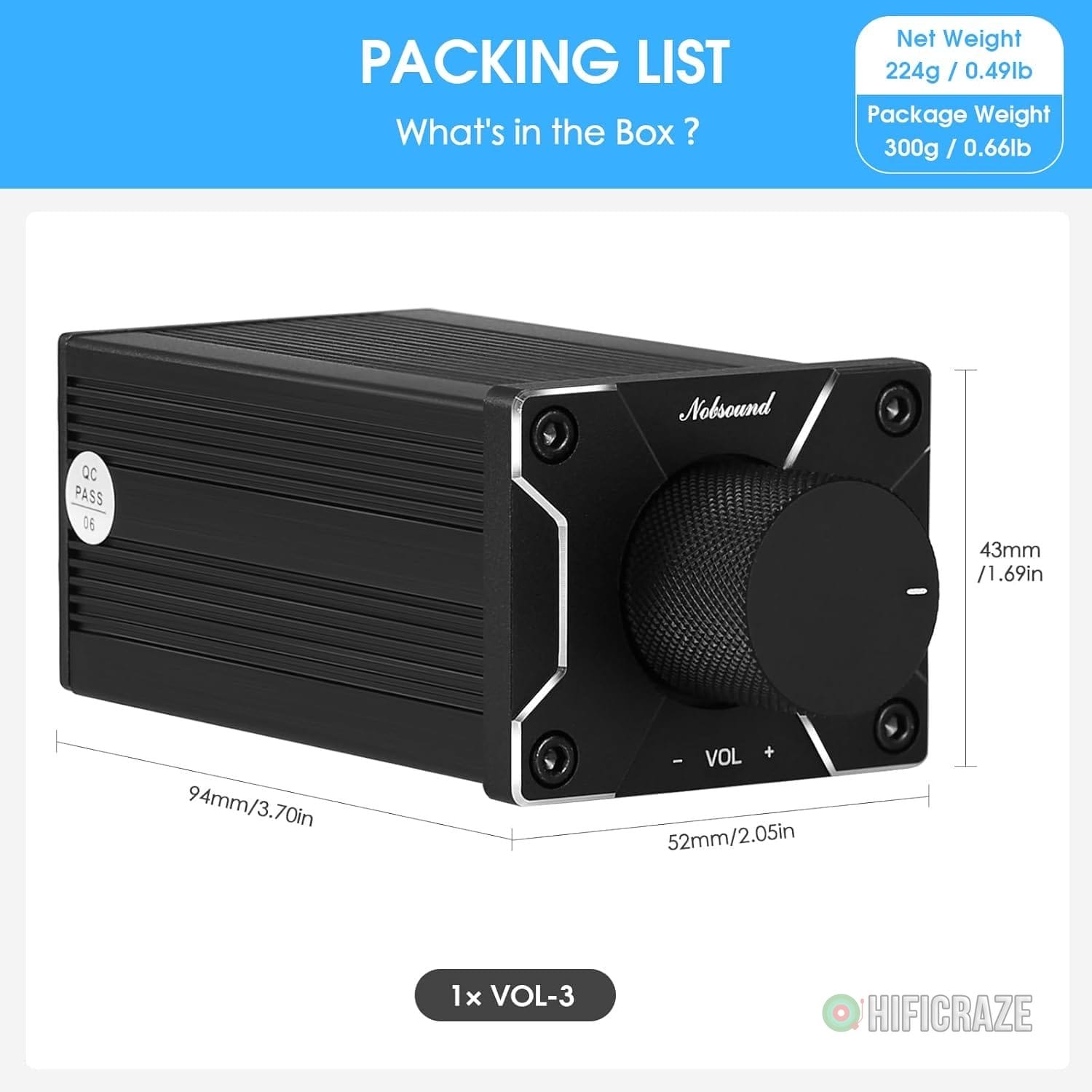 Nobsound High Precision Passive Preamp Volume Controller VOL Control HiFi Preamplifier (Hi-Fi Version) 7 Nobsound High Precision Passive Preamp Volume Controller VOL Control HiFi Preamplifier (Hi-Fi Version) - Image 7