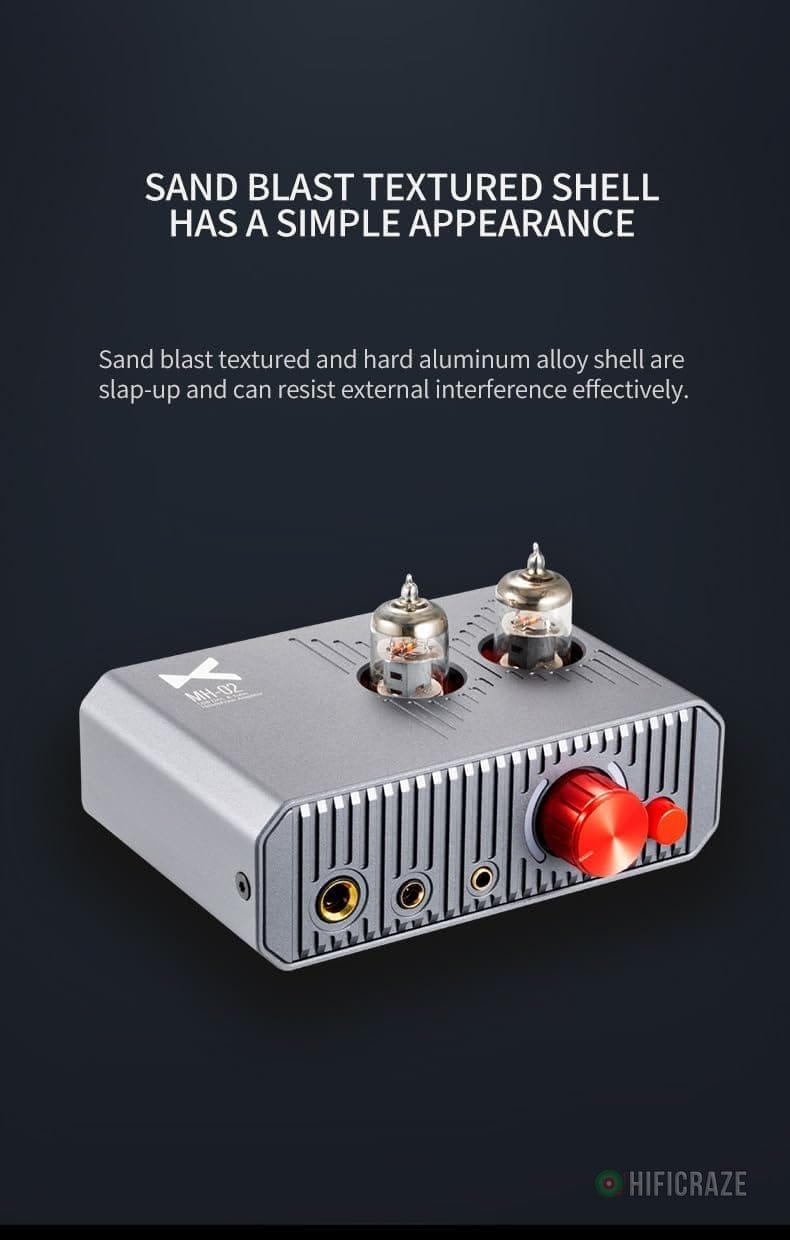xDuoo MH-02 DAC Headphone Amplifier Combo, 6J1 Tube Preamp, 1300mW Powerful Output Class A amp, Two-Stage GAIN Switch USB C Input Support up to PCM32bit/ 384KHz and DSD256 - Image 7