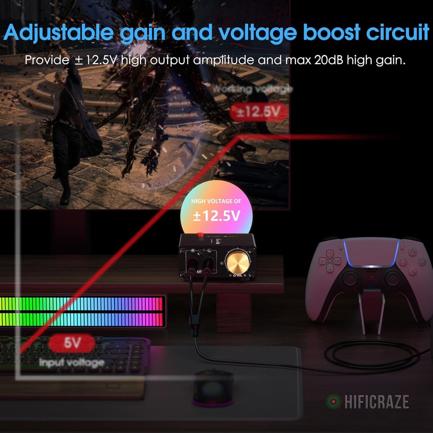 Douk Audio L1-MiINI Stereo Line Level Booster Amplifier Audio Preamp 20dB Gain + Volume Control 3 Douk Audio L1-MiINI Stereo Line Level Booster Amplifier Audio Preamp 20dB Gain + Volume Control - Image 3