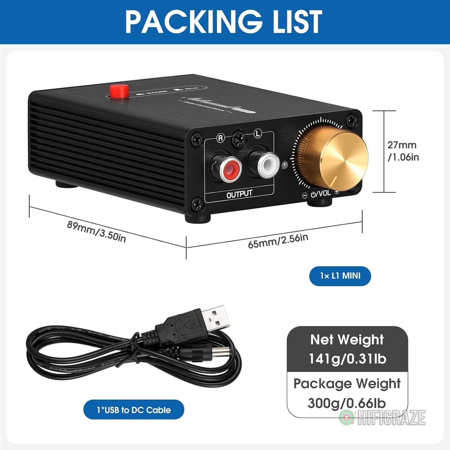 Douk Audio L1-MiINI Stereo Line Level Booster Amplifier Audio Preamp 20dB Gain + Volume Control 9 Douk Audio L1-MiINI Stereo Line Level Booster Amplifier Audio Preamp 20dB Gain + Volume Control - Image 9