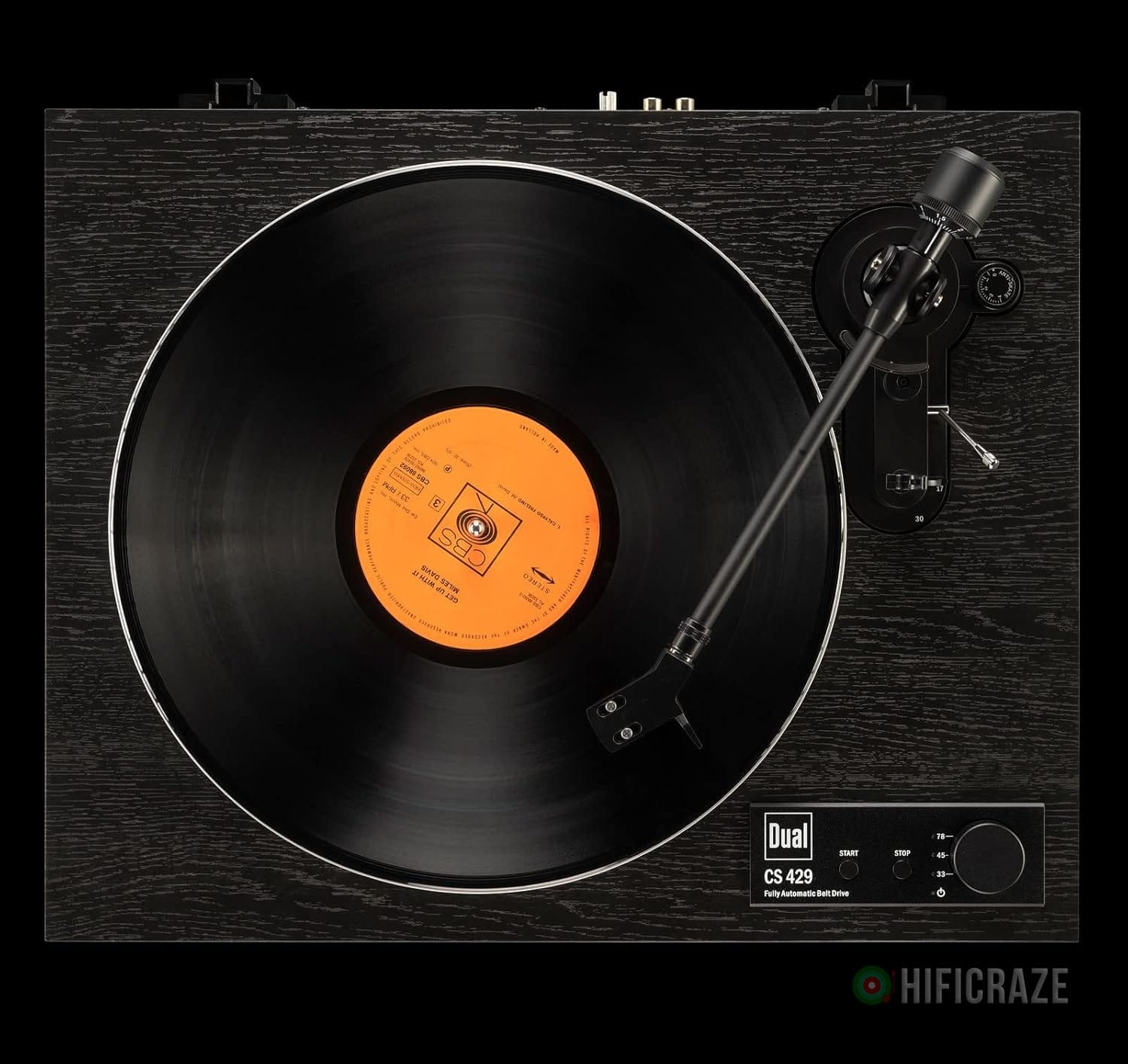 Dual CS 429 Fully Automatic Turntable with Die-Cast Aluminum Platter - Black 5 Dual CS 429 Fully Automatic Turntable with Die-Cast Aluminum Platter - Black - Image 5