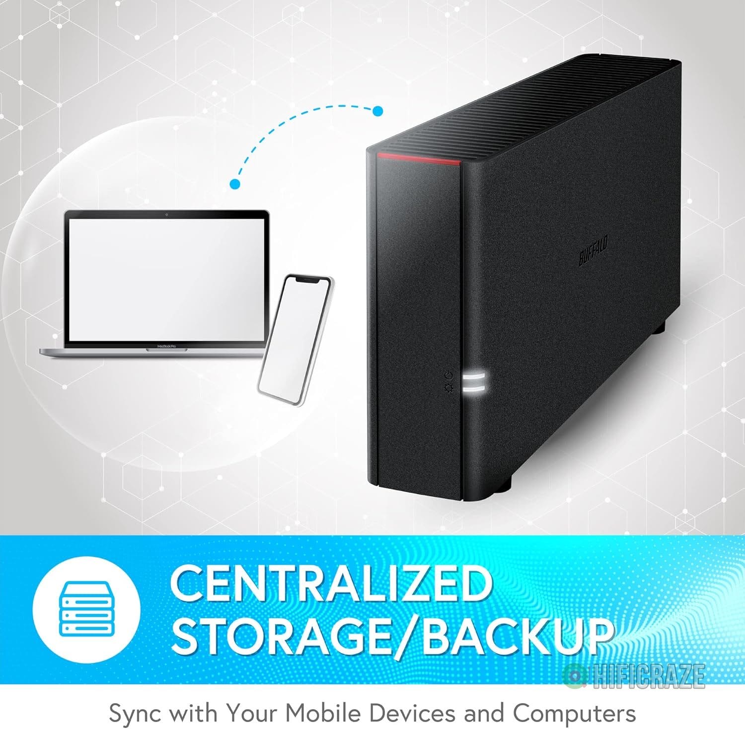 BUFFALO LinkStation 210 4TB 1-Bay NAS Network Attached Storage with HDD Hard Drives Included NAS Storage That Works as Home Cloud or Network Storage Device for Home - Image 6