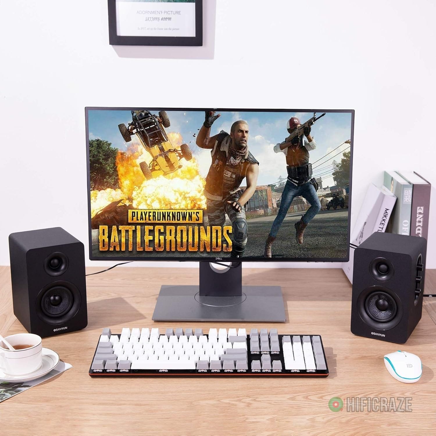 SW208 3" Active Bluetooth 5.0 Bookshelf Speakers – 60W Carbon Fiber Speaker Unit - Built-in 24bit DAC - Dynamic 3D Surround Sound – 2.0 Computer PC Monitor Gaming Speakers (Pair, Black) 6 SW208 3" Active Bluetooth 5.0 Bookshelf Speakers – 60W Carbon Fiber Speaker Unit - Built-in 24bit DAC - Dynamic 3D Surround Sound – 2.0 Computer PC Monitor Gaming Speakers (Pair, Black) - Image 6