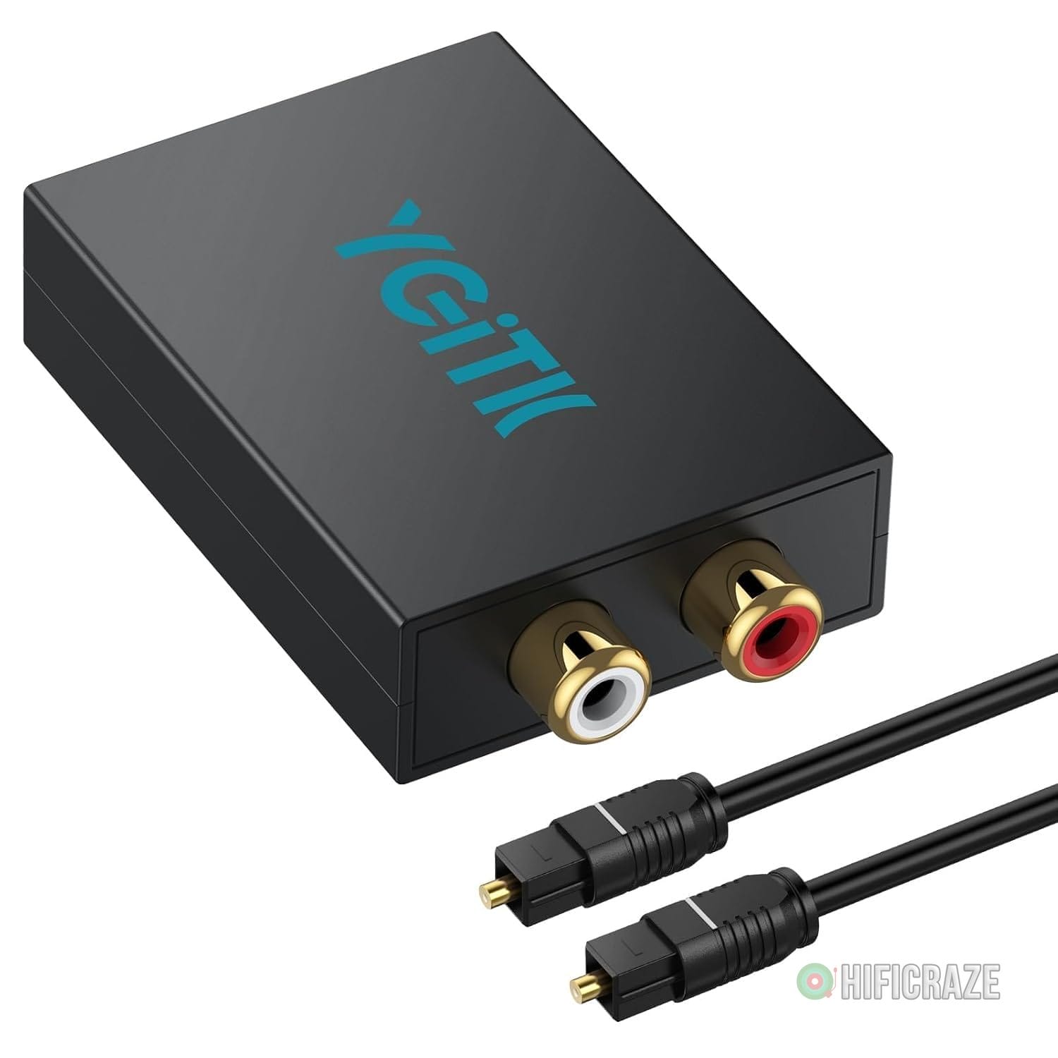 192kHz DAC Digital to Analog Audio Converter with Digital Audio Optical Cable,SPDIF Toslink Optical to RCA Converter for HDTV, DVD, Blu-Ray Players and Game Consoles 7 192kHz DAC Digital to Analog Audio Converter with Digital Audio Optical Cable,SPDIF Toslink Optical to RCA Converter for HDTV, DVD, Blu-Ray Players and Game Consoles - Image 7