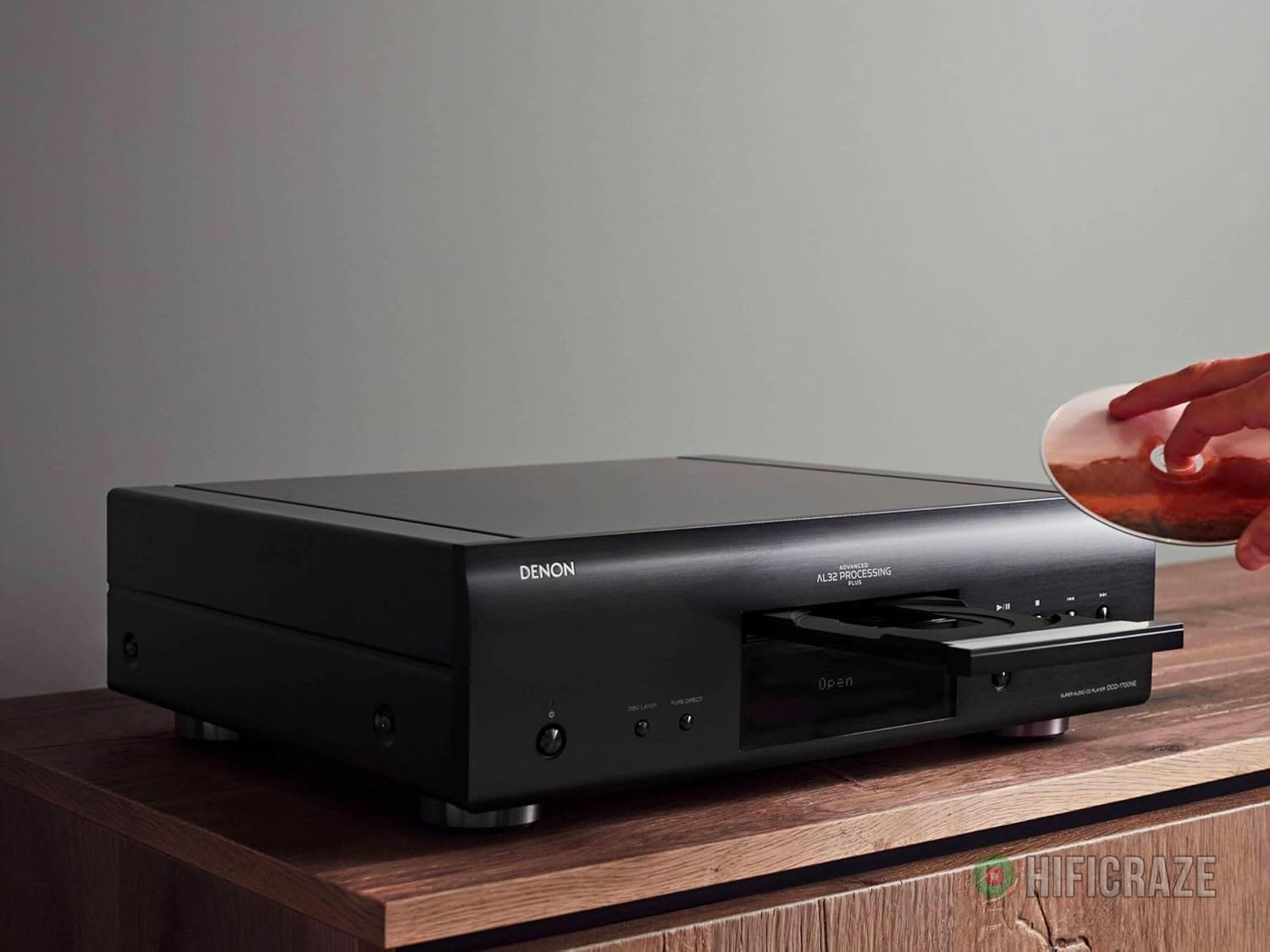 Denon DCD-1700NE CD/SACD Player, Ultra-Precision 192 kHz/32 Bit D/A Converter, Vibration-Resistant Design, Supports DSD, FLAC, and WAV Files, Pure Direct Mode, 2 Digital Audio Outputs, Black 7 Denon DCD-1700NE CD/SACD Player, Ultra-Precision 192 kHz/32 Bit D/A Converter, Vibration-Resistant Design, Supports DSD, FLAC, and WAV Files, Pure Direct Mode, 2 Digital Audio Outputs, Black - Image 7