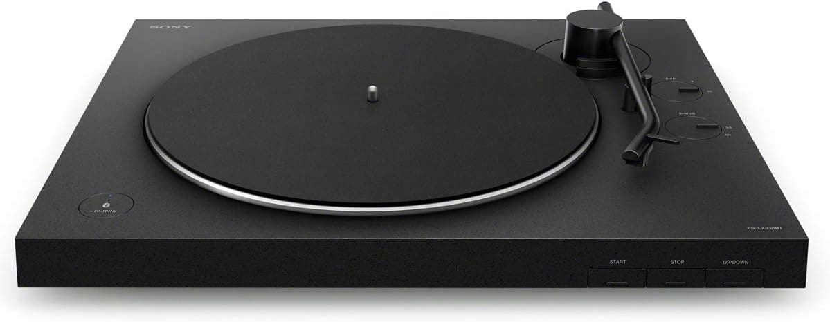 Sony PS-LX310BT Belt Drive Turntable: Fully Automatic Wireless Vinyl Record Player with Bluetooth and USB Output Black - Image 7