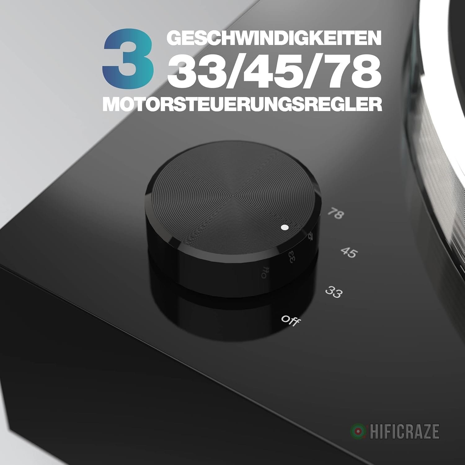 Reloop Turn X Premium HiFi Turntable with Ortofon 2M Blue Cartridge 4 Reloop Turn X Premium HiFi Turntable with Ortofon 2M Blue Cartridge - Image 4