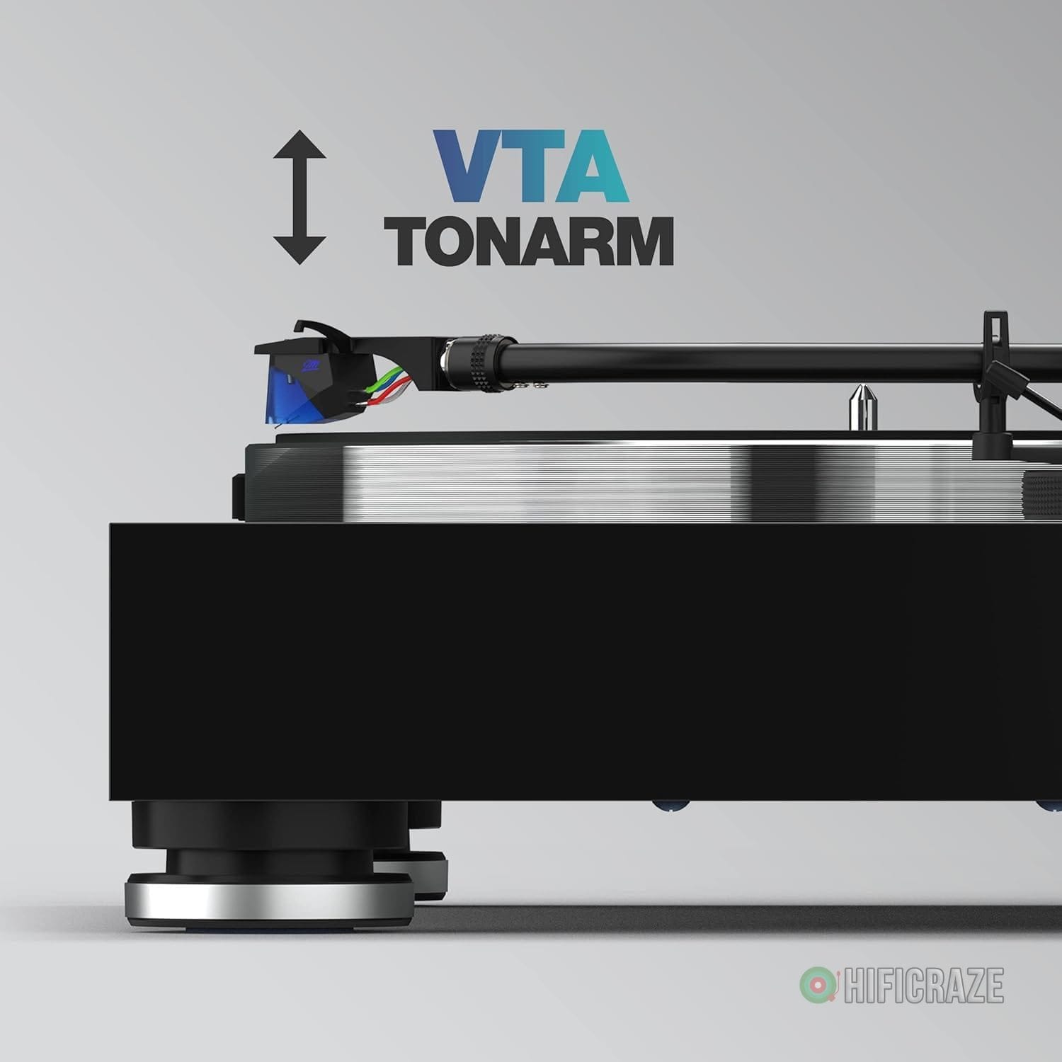Reloop Turn X Premium HiFi Turntable with Ortofon 2M Blue Cartridge 6 Reloop Turn X Premium HiFi Turntable with Ortofon 2M Blue Cartridge - Image 6