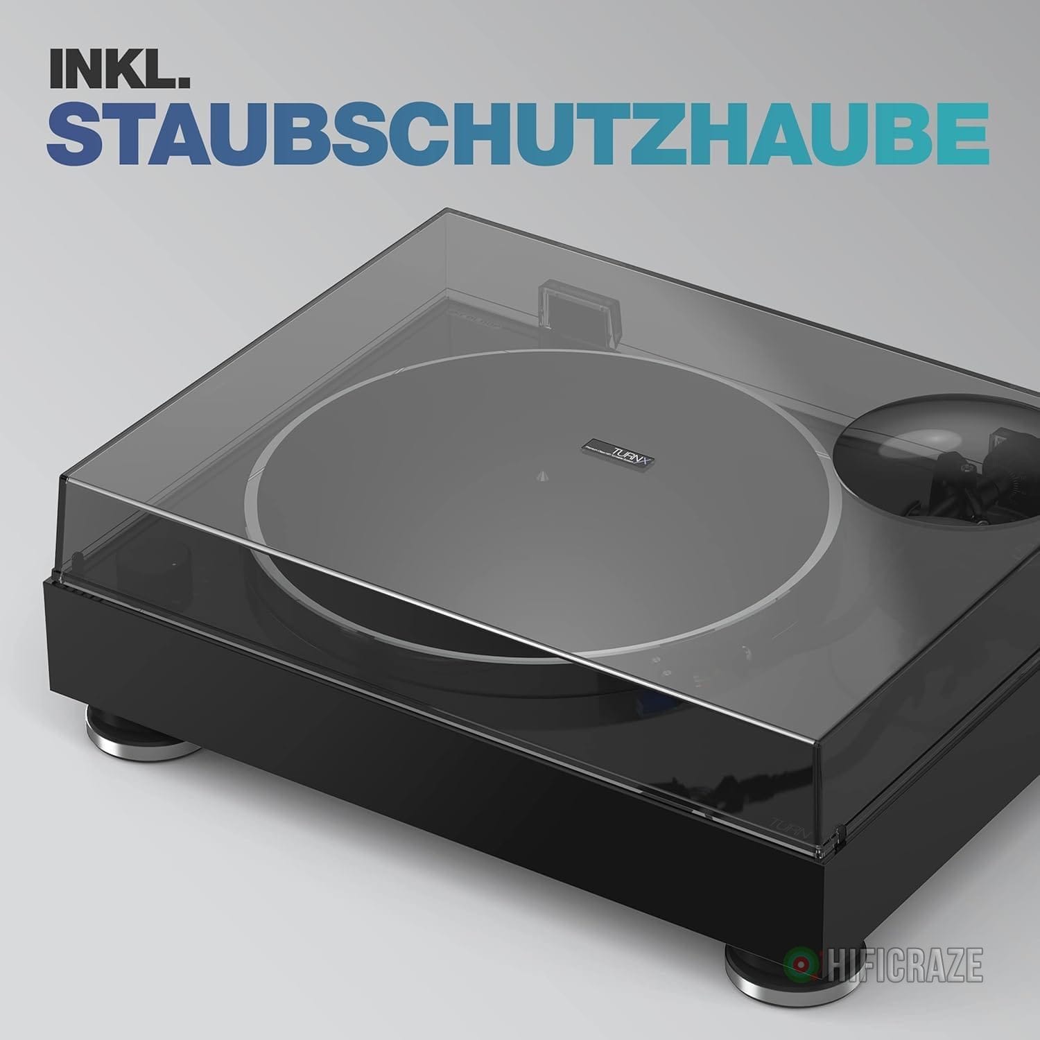 Reloop Turn X Premium HiFi Turntable with Ortofon 2M Blue Cartridge 8 Reloop Turn X Premium HiFi Turntable with Ortofon 2M Blue Cartridge - Image 8