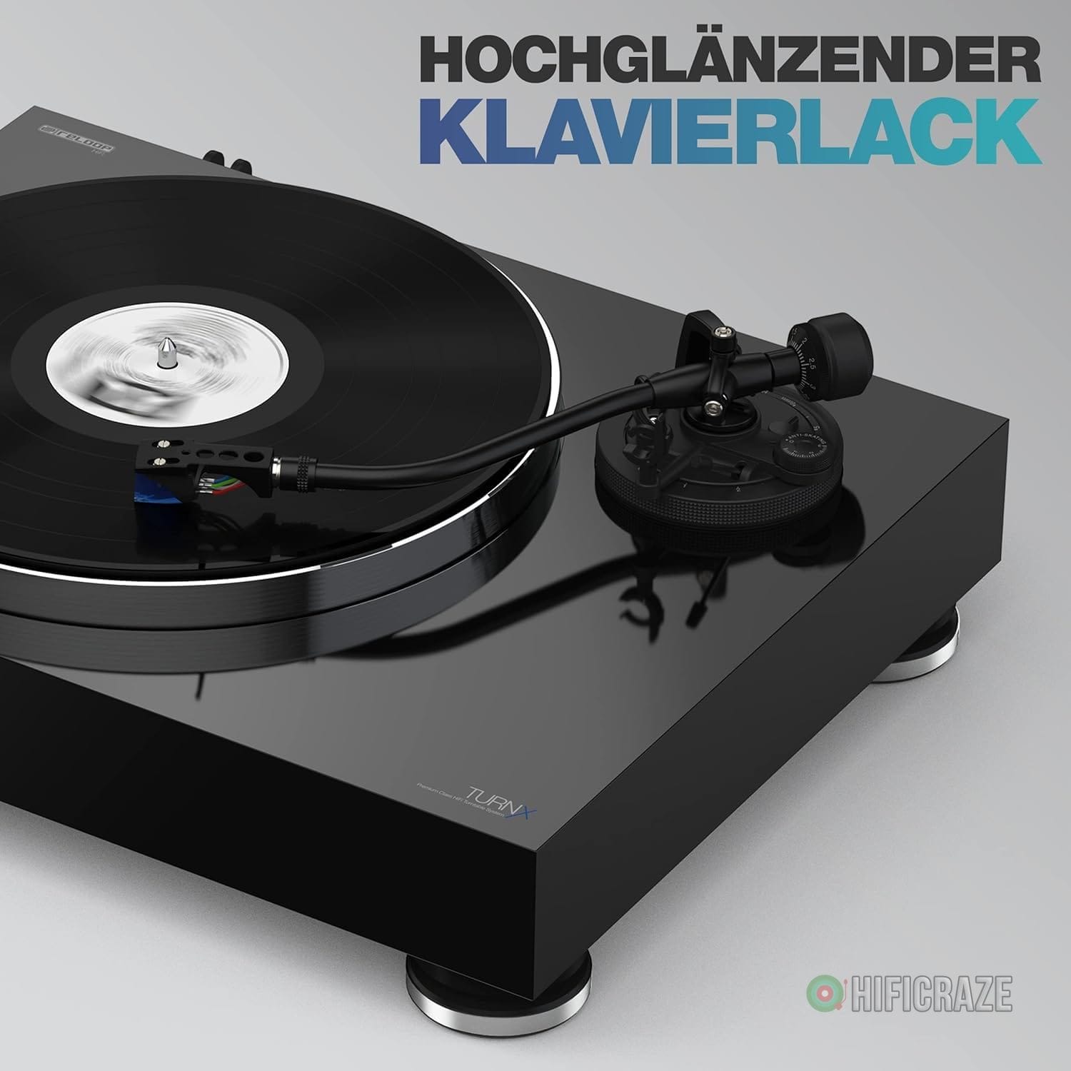 Reloop Turn X Premium HiFi Turntable with Ortofon 2M Blue Cartridge 14 Reloop Turn X Premium HiFi Turntable with Ortofon 2M Blue Cartridge - Image 14