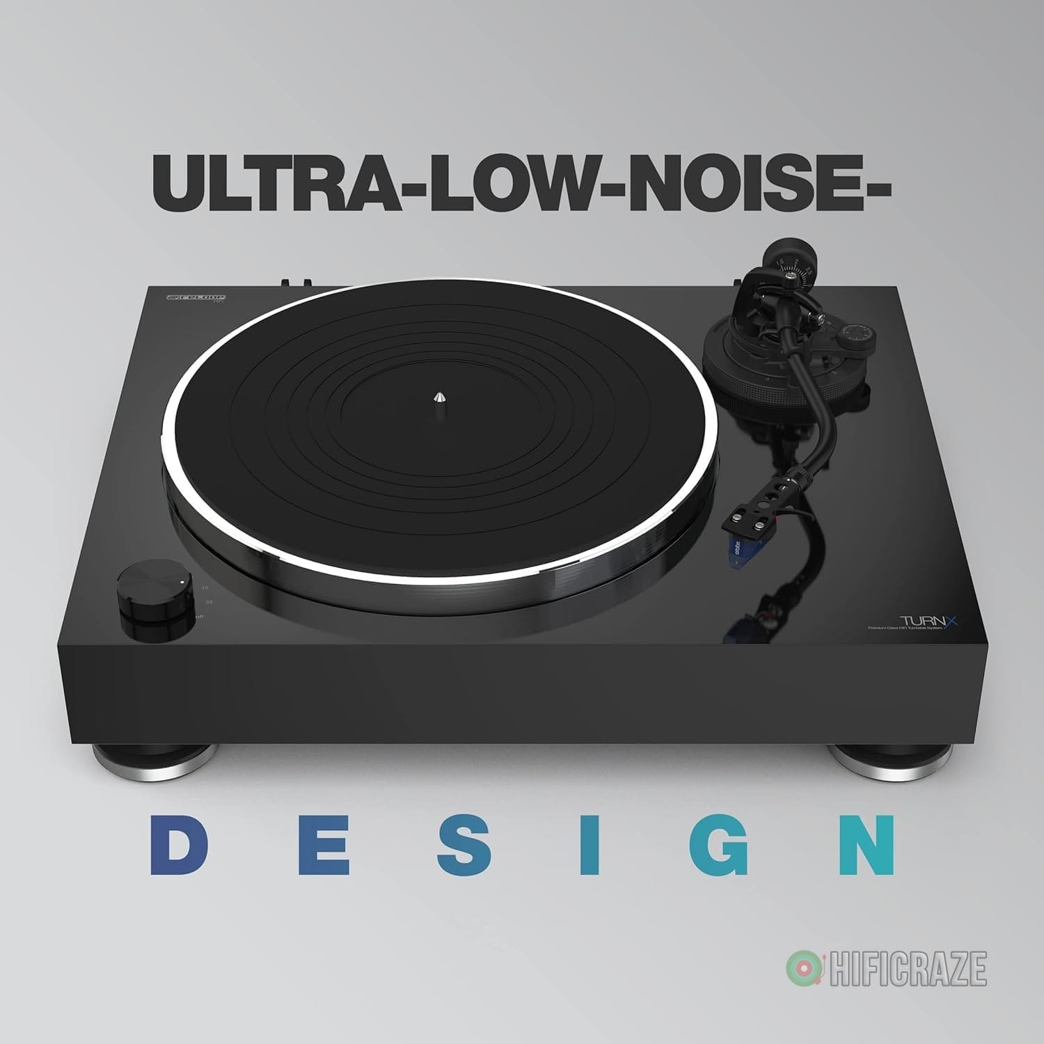 Reloop Turn X Premium HiFi Turntable with Ortofon 2M Blue Cartridge 15 Reloop Turn X Premium HiFi Turntable with Ortofon 2M Blue Cartridge - Image 15