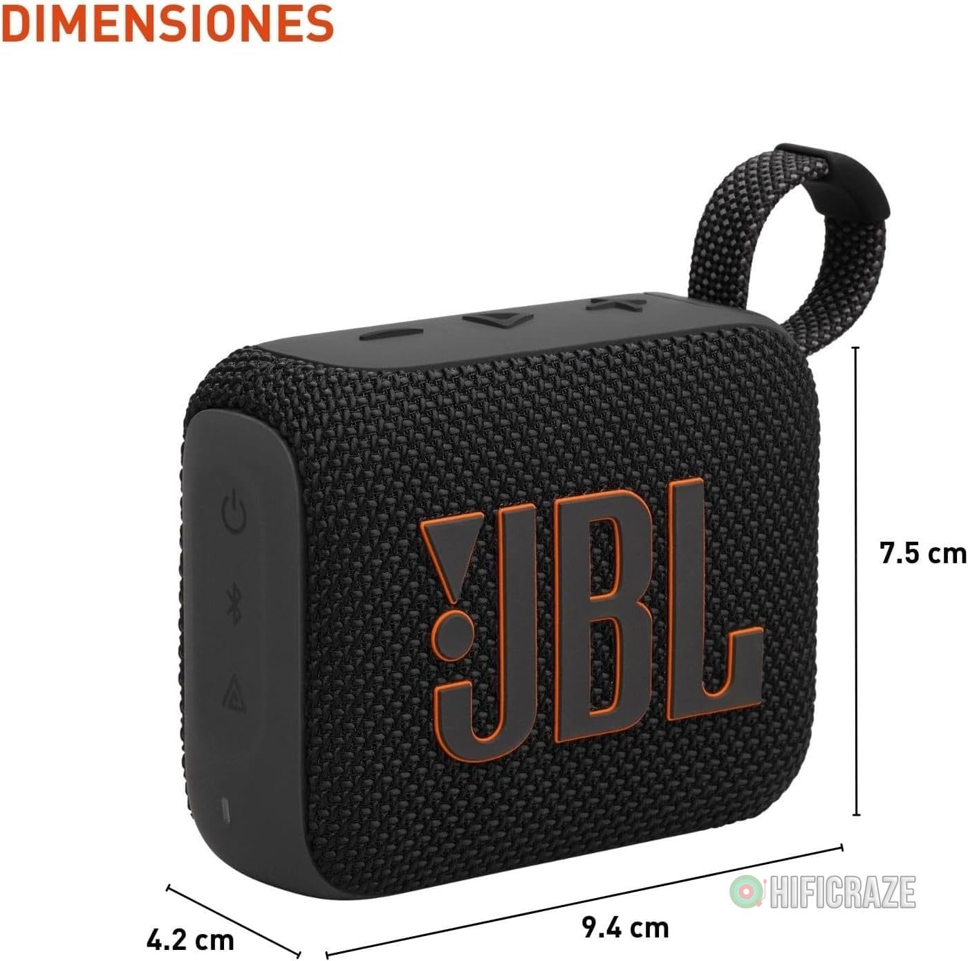 JBL Go 4 - Ultra-Portable, Waterproof and Dustproof Bluetooth Speaker, Big Pro Sound with Punchy bass, 7-Hour Built-in Battery, Made in Part with Recycled Materials (Black) 3 JBL Go 4 - Ultra-Portable, Waterproof and Dustproof Bluetooth Speaker, Big Pro Sound with Punchy bass, 7-Hour Built-in Battery, Made in Part with Recycled Materials (Black) - Image 3