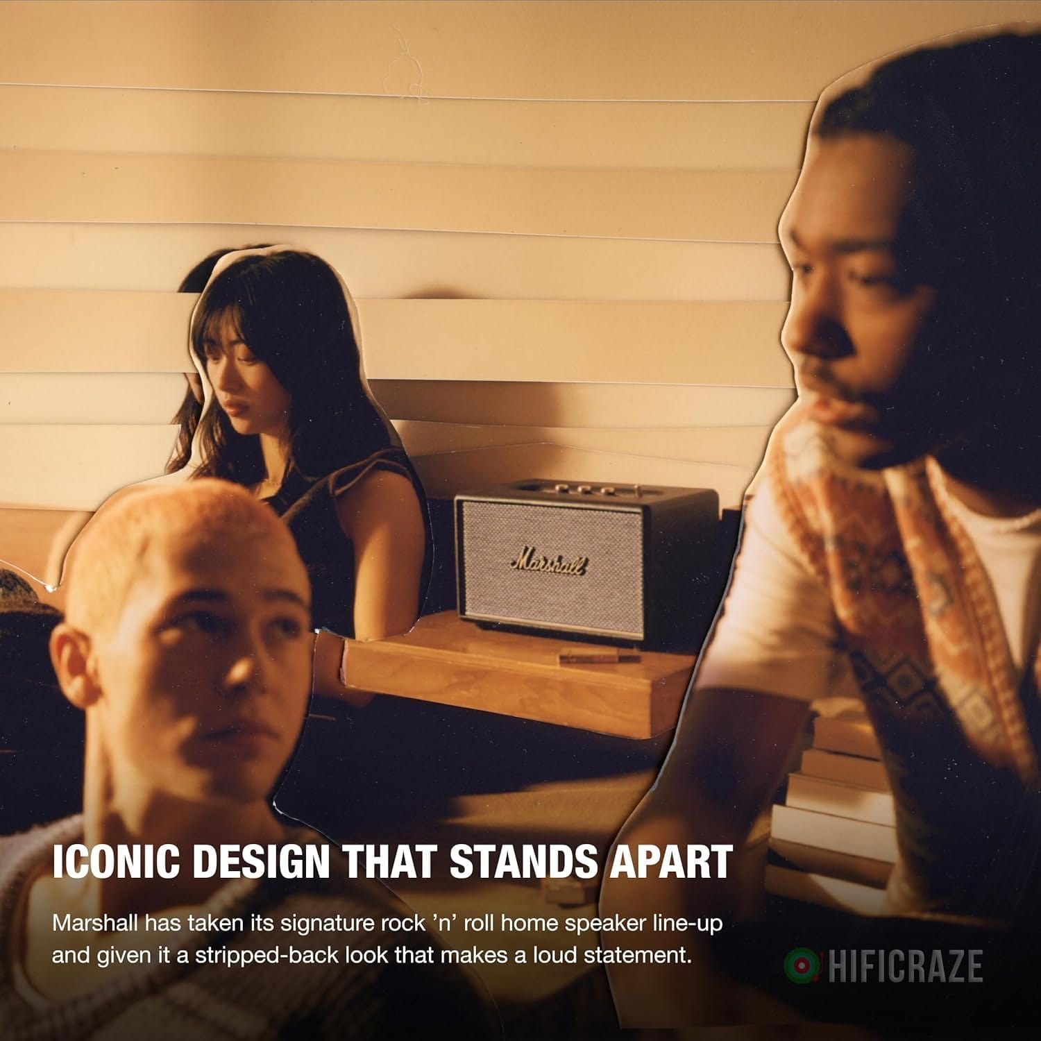 Marshall Acton III Bluetooth Home Speaker, Black 5 Marshall Acton III Bluetooth Home Speaker, Black - Image 5