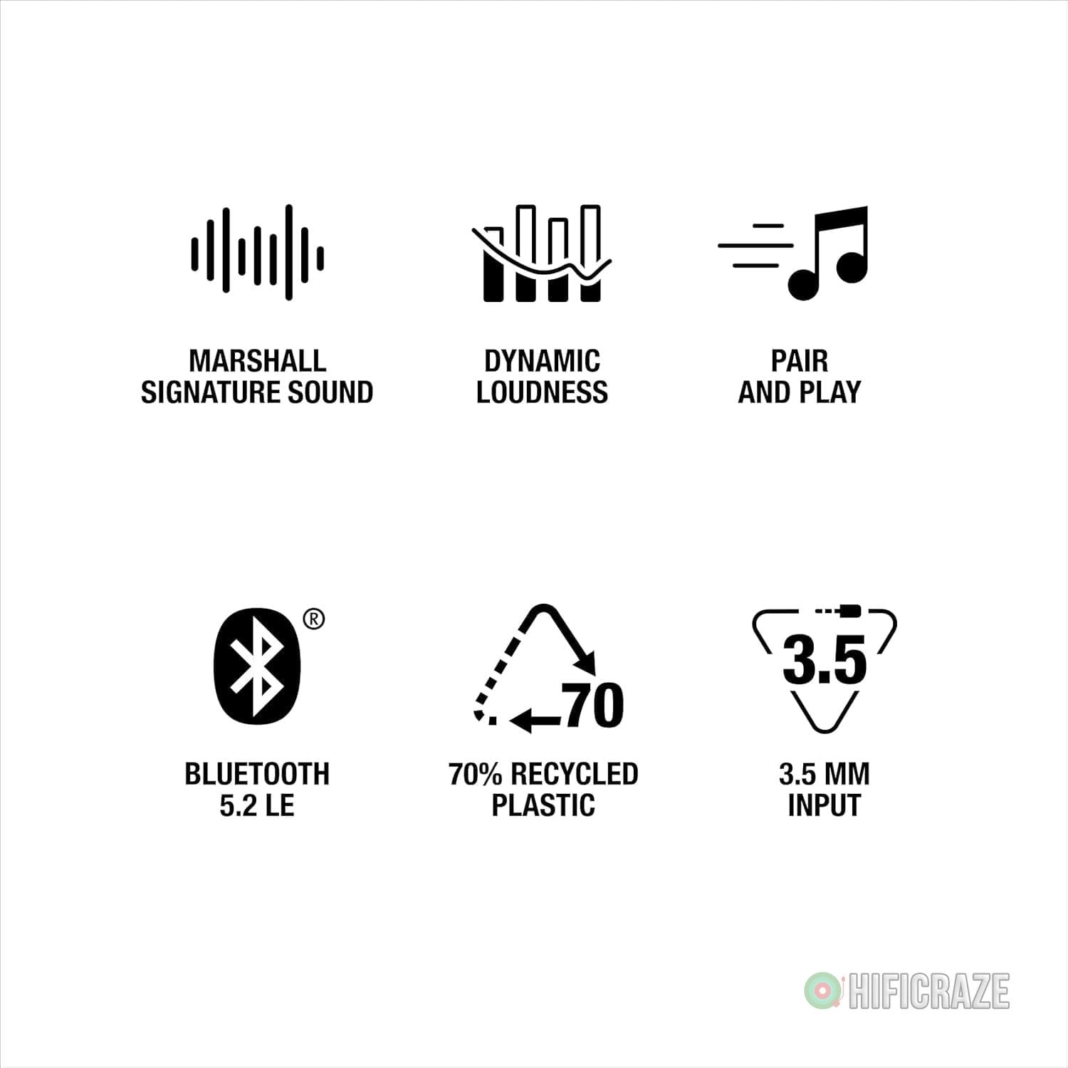 Marshall Acton III Bluetooth Home Speaker, Black 10 Marshall Acton III Bluetooth Home Speaker, Black - Image 10