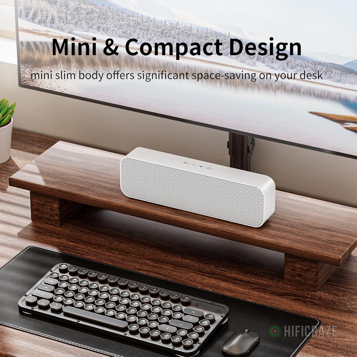 USB Computer Speakers,Pc Speakers for Desktop,Stereo Sound & Rich Bass,with 3.5mm Aux-in,Bluetooth,TF Card Port,USB Powered Speakers for Desktop Monitor,for Web Conferences,Offices,Teacher,Music 7 USB Computer Speakers,Pc Speakers for Desktop,Stereo Sound & Rich Bass,with 3.5mm Aux-in,Bluetooth,TF Card Port,USB Powered Speakers for Desktop Monitor,for Web Conferences,Offices,Teacher,Music - Image 7