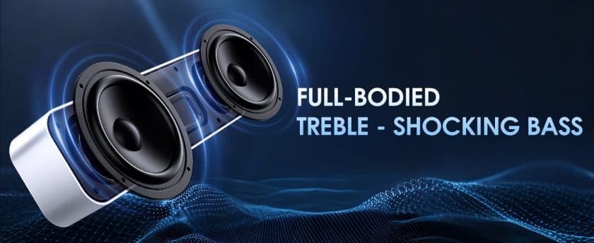 USB Computer Speakers,Pc Speakers for Desktop,Stereo Sound & Rich Bass,with 3.5mm Aux-in,Bluetooth,TF Card Port,USB Powered Speakers for Desktop Monitor,for Web Conferences,Offices,Teacher,Music 13 KASOHQEE Speakers in Use