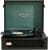 Arkrocket Coryphaeus Vinyl Record Player 3-Speed Bluetooth Input and Output Built-in Speakers with Magnetic Cartridge Auto Off (Black Green)