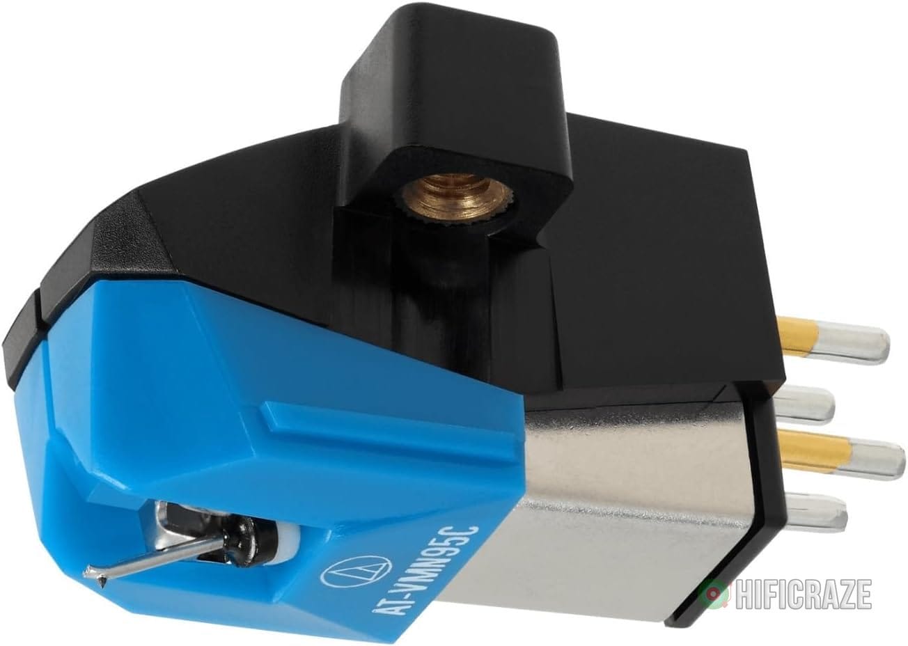 Audio-Technica AT-VM95C Dual Moving Magnet Turntable Cartridge Blue 1 best cartridge for vinyl