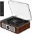 CD Player Portable, Retro CD Bluetooth Player with Dual HiFi Speakers, 2600mAh Rechargeable CD Player for Home with Remote Control,Support USB/AUX,Headphone Jack,Optical Brown
