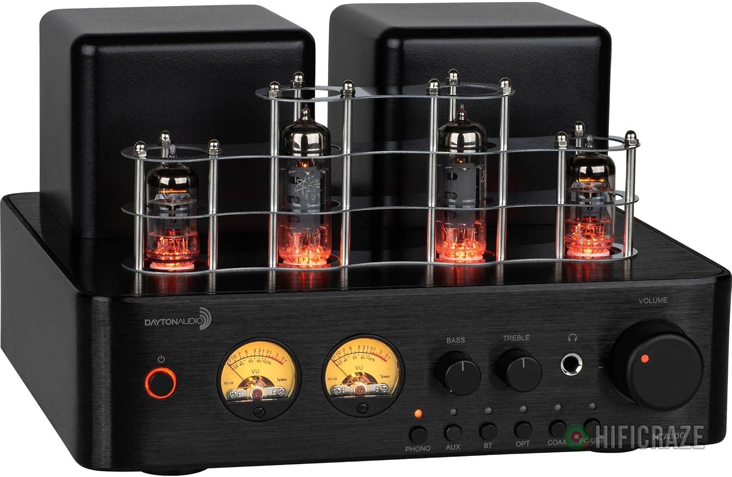Dayton Audio HTA100 Integrated Stereo Hybrid Tube Amplifier 100 Watts