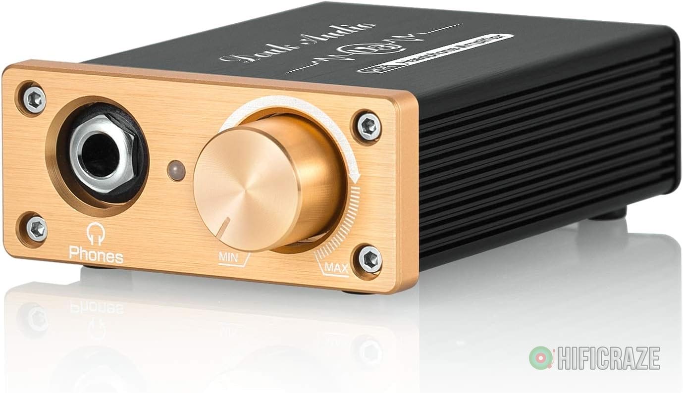 Douk Audio U3 Headphone Amps, Mini Hi-Fi Amplifier for Home Desktop PC 6.35mm / 3.5mm Headsets, Class A, RCA Input, DC 5V 1 desktop dac