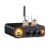 Fosi Audio MC331 Tube Integrated Amplifier with DAC, 2 Channel Home Audio Stereo Power Amp for HiFi Bookshelf Speakers/3.5mm Headphones, Vintage VU Meter Preamp with Bluetooth and USB/Opt/Coax/RCA