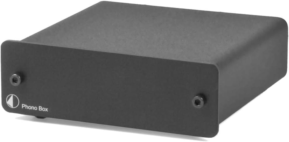 Pro-Ject Audio – Phono Box DC – MM/MC Phono preamp with line Output (Black)