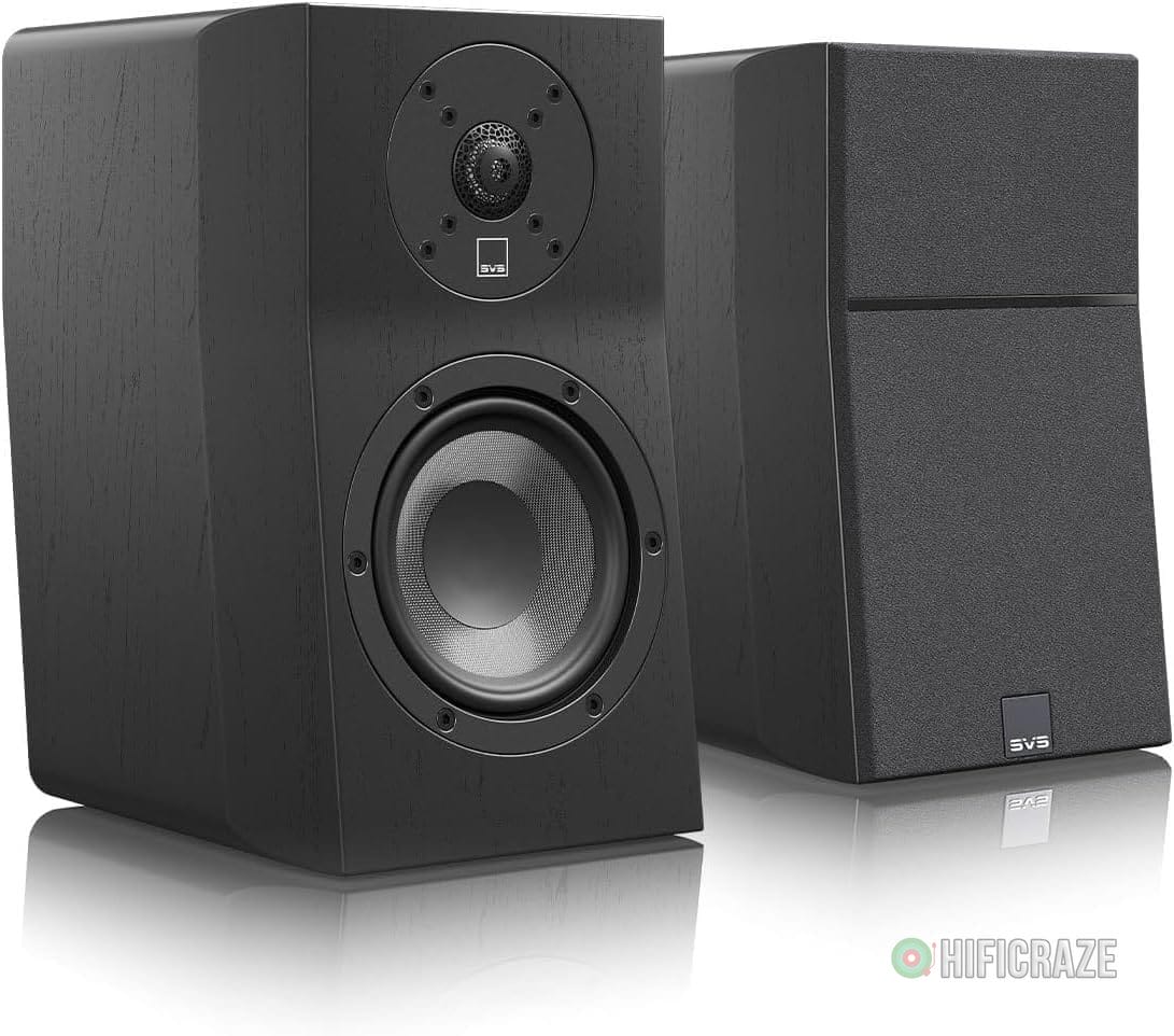 SVS Ultra Evolution Nano Bookshelf Speakers – Pair (Black Oak)