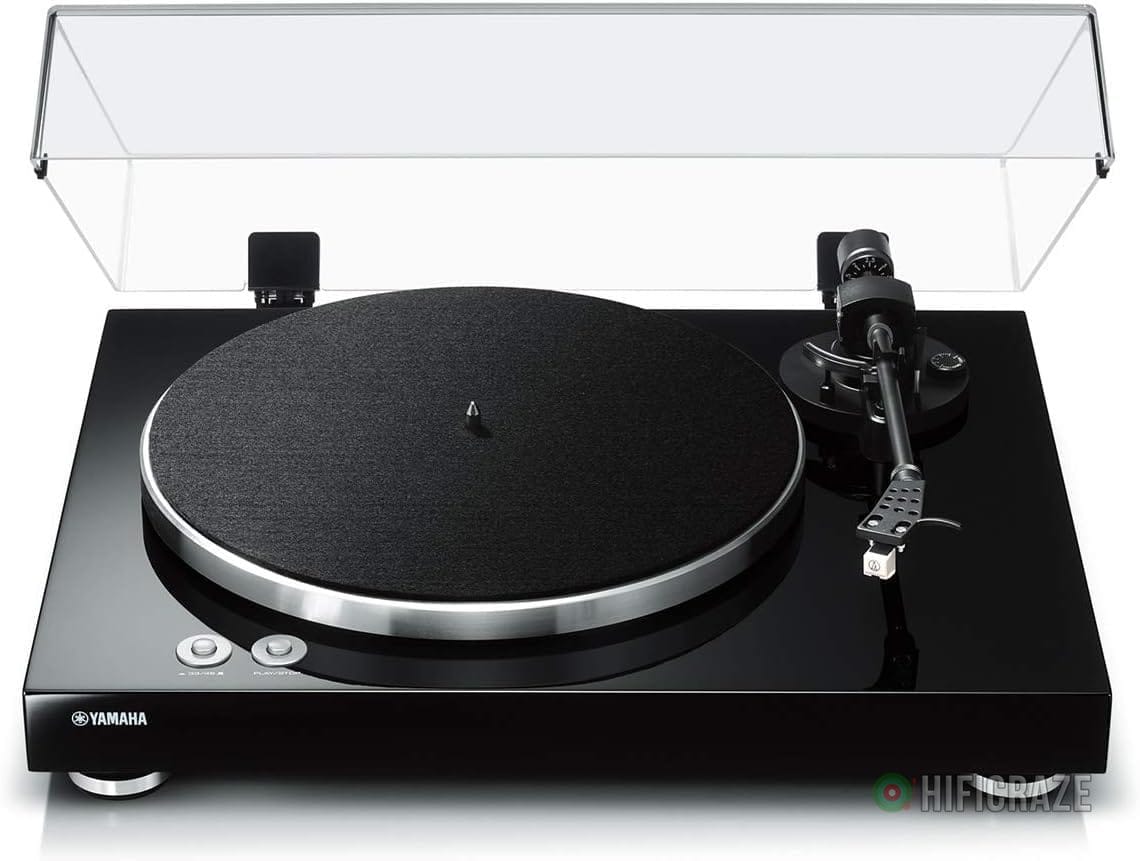 YAMAHA TT-S303 Hi-Fi Vinyl Belt Drive Turntable – Piano Black