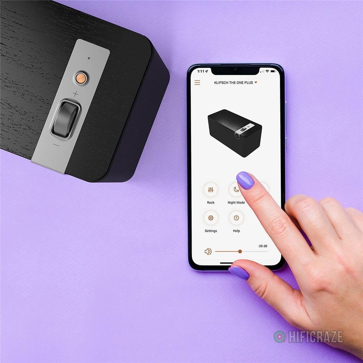 Klipsch The One Plus Premium Bluetooth Speaker System, Matte Black 2 Klipsch The One Plus Premium Bluetooth Speaker System, Matte Black - Image 2