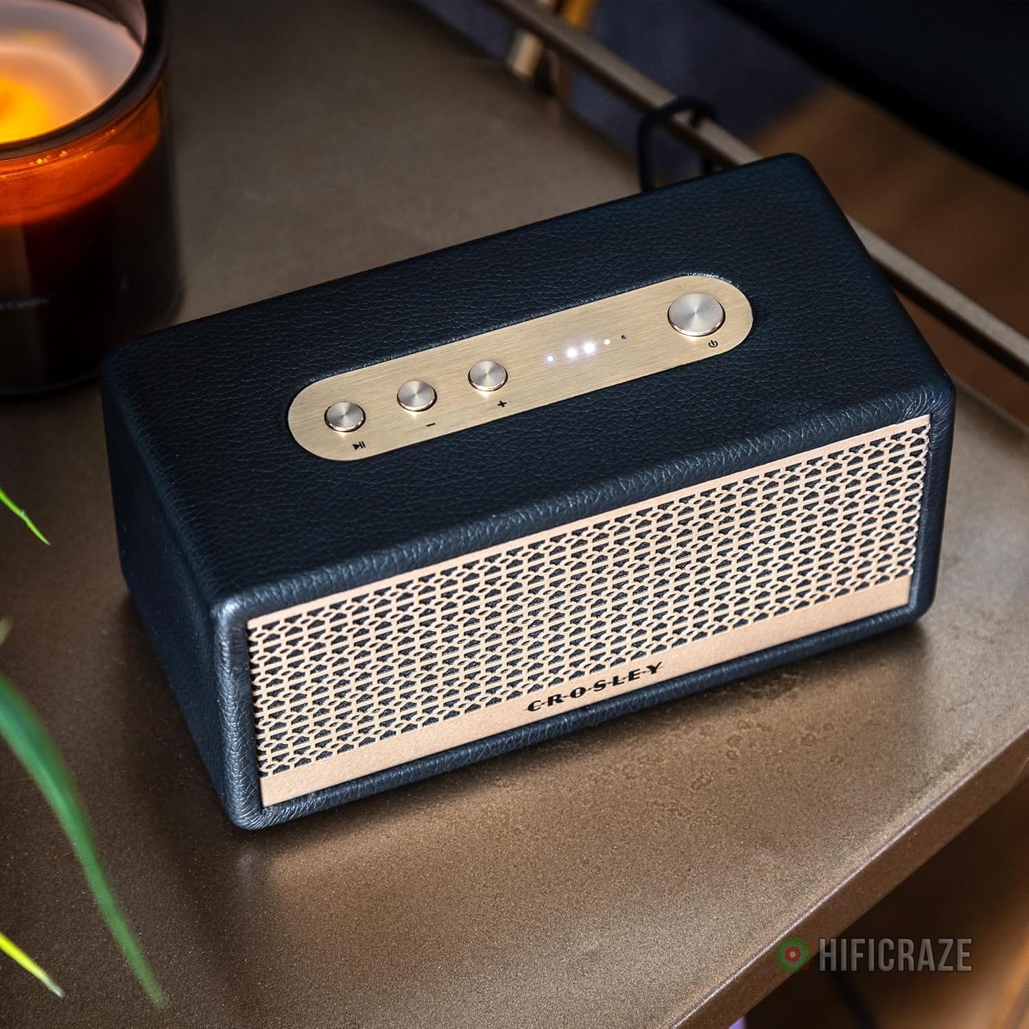 Crosley CR3113A-BK Montero Small Portable Rechargeable Bluetooth Speaker, Black 5 Crosley CR3113A-BK Montero Small Portable Rechargeable Bluetooth Speaker, Black - Image 5