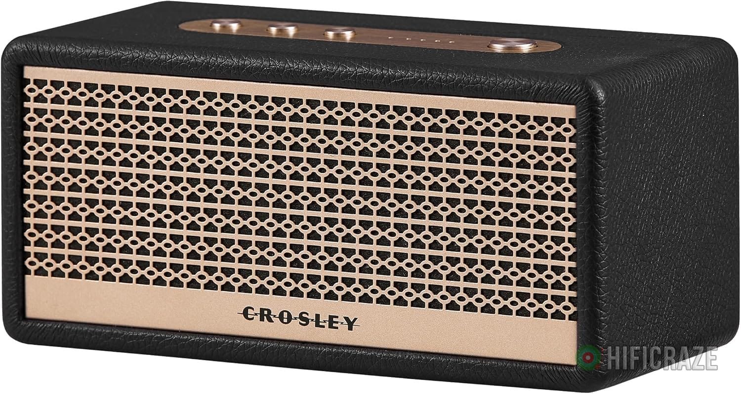 Crosley CR3113A-BK Montero Small Portable Rechargeable Bluetooth Speaker, Black 8 Crosley CR3113A-BK Montero Small Portable Rechargeable Bluetooth Speaker, Black - Image 8