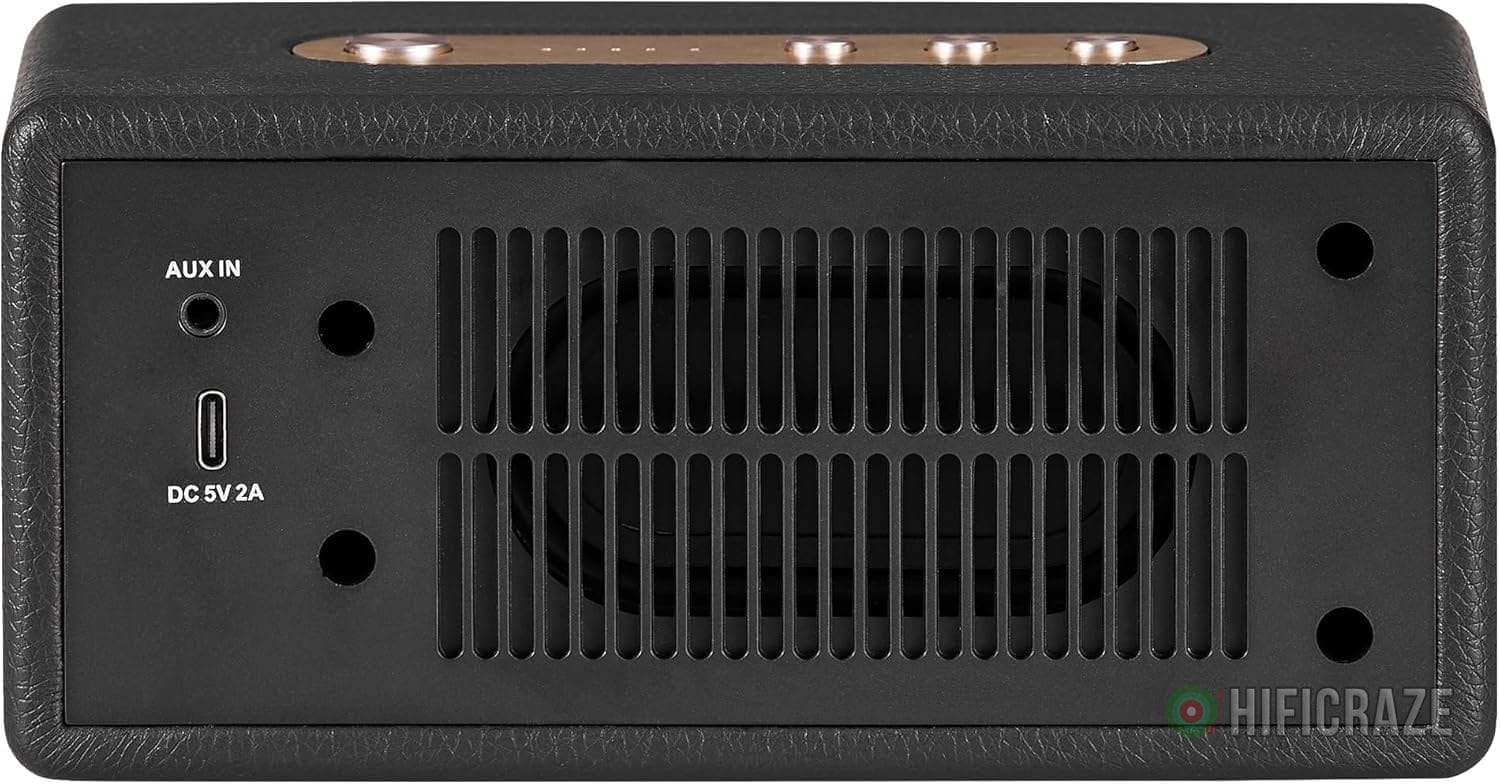 Crosley CR3113A-BK Montero Small Portable Rechargeable Bluetooth Speaker, Black 10 Crosley CR3113A-BK Montero Small Portable Rechargeable Bluetooth Speaker, Black - Image 10