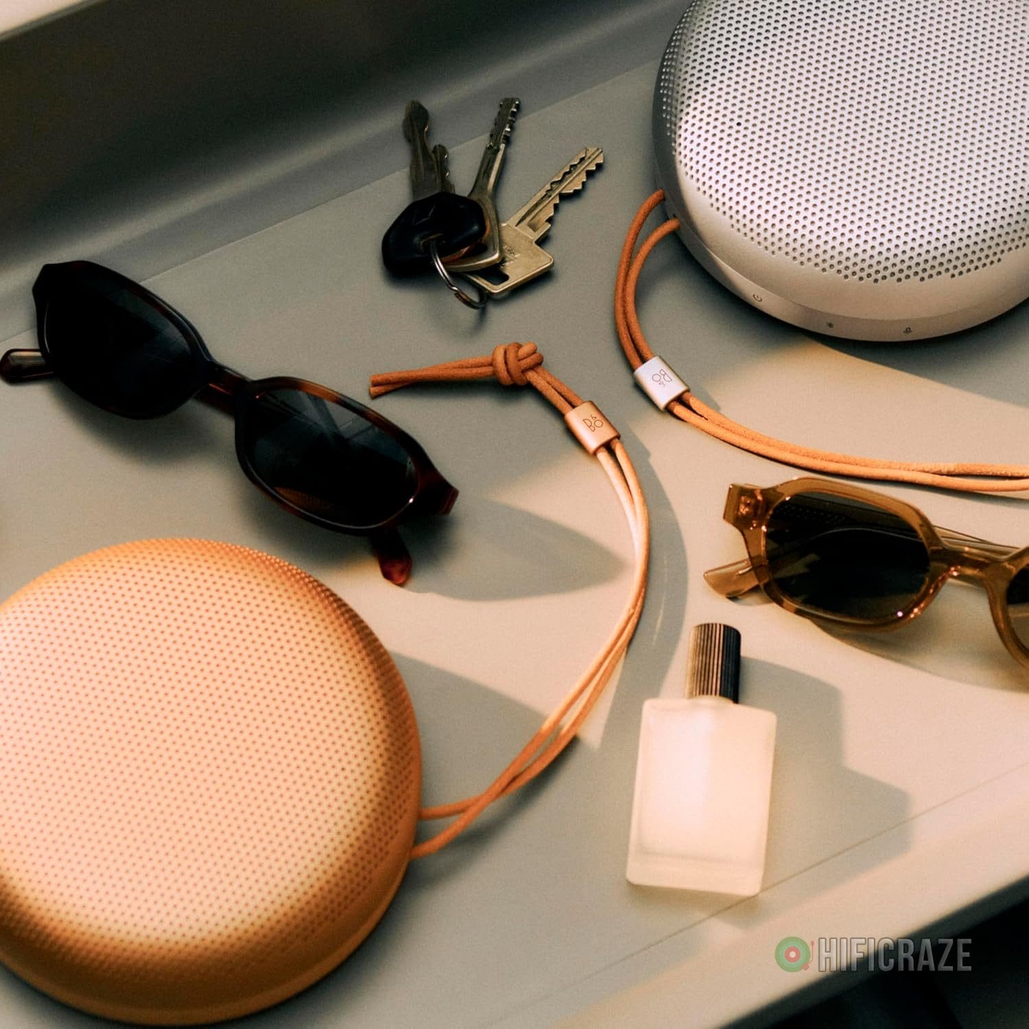 Bang & Olufsen Beosound A1 3rd Gen Portable Waterproof Bluetooth Speaker with 3 Microphones, Cradle to Cradle (C2C) Certified, Honey Tone 6 Bang & Olufsen Beosound A1 3rd Gen Portable Waterproof Bluetooth Speaker with 3 Microphones, Cradle to Cradle (C2C) Certified, Honey Tone - Image 6