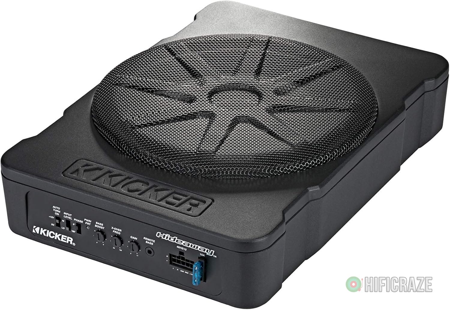 KICKER 46HS10 Hideaway Compact Powered Subwoofer, 10-Inch 6 KICKER 46HS10 Hideaway Compact Powered Subwoofer, 10-Inch - Image 6