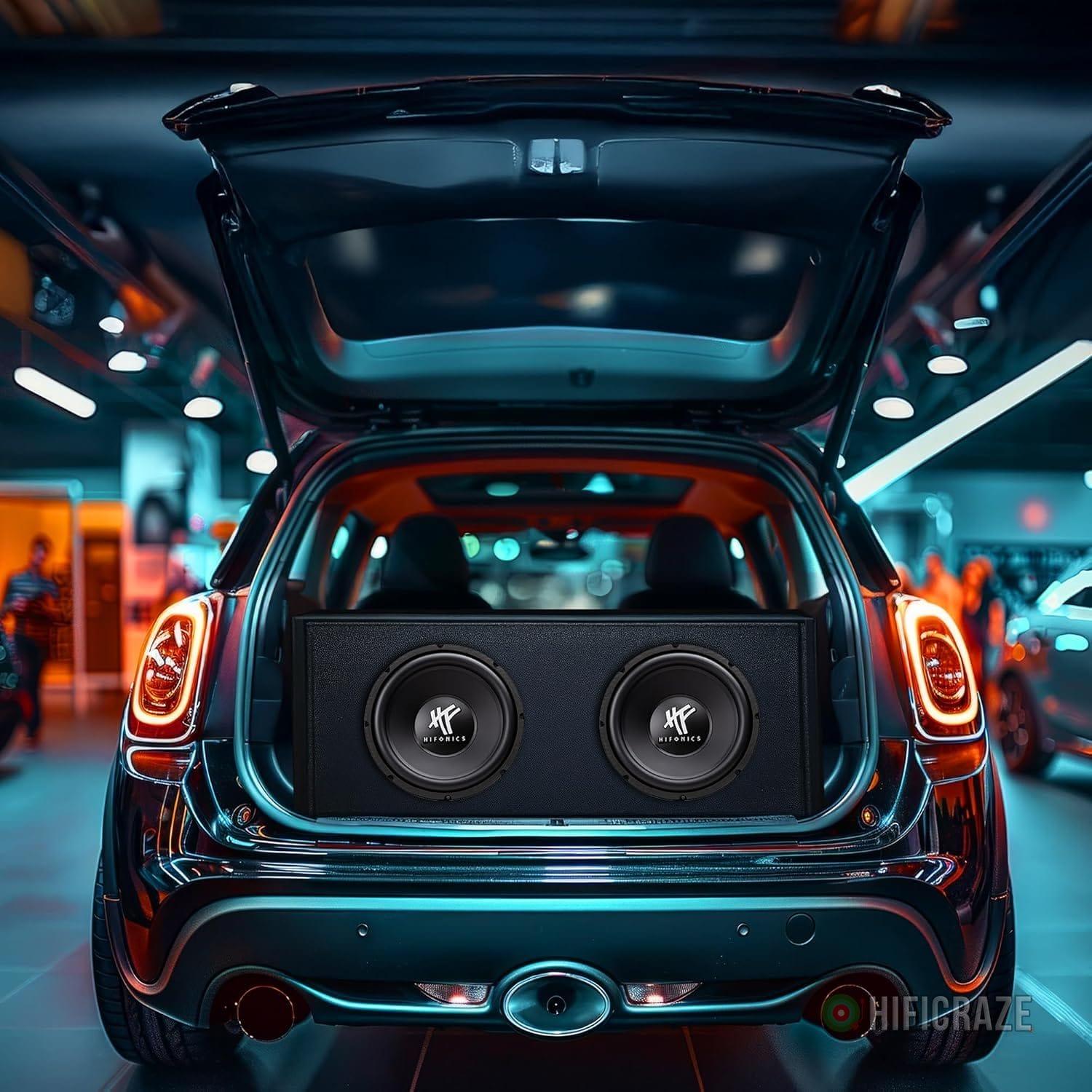 Hifonics Pair of 12 Inch Subwoofers, 800 Watt Max 400 Watt RMS Car & Powersports Speaker, HFX12D4 6 Hifonics Pair of 12 Inch Subwoofers, 800 Watt Max 400 Watt RMS Car & Powersports Speaker, HFX12D4 - Image 6