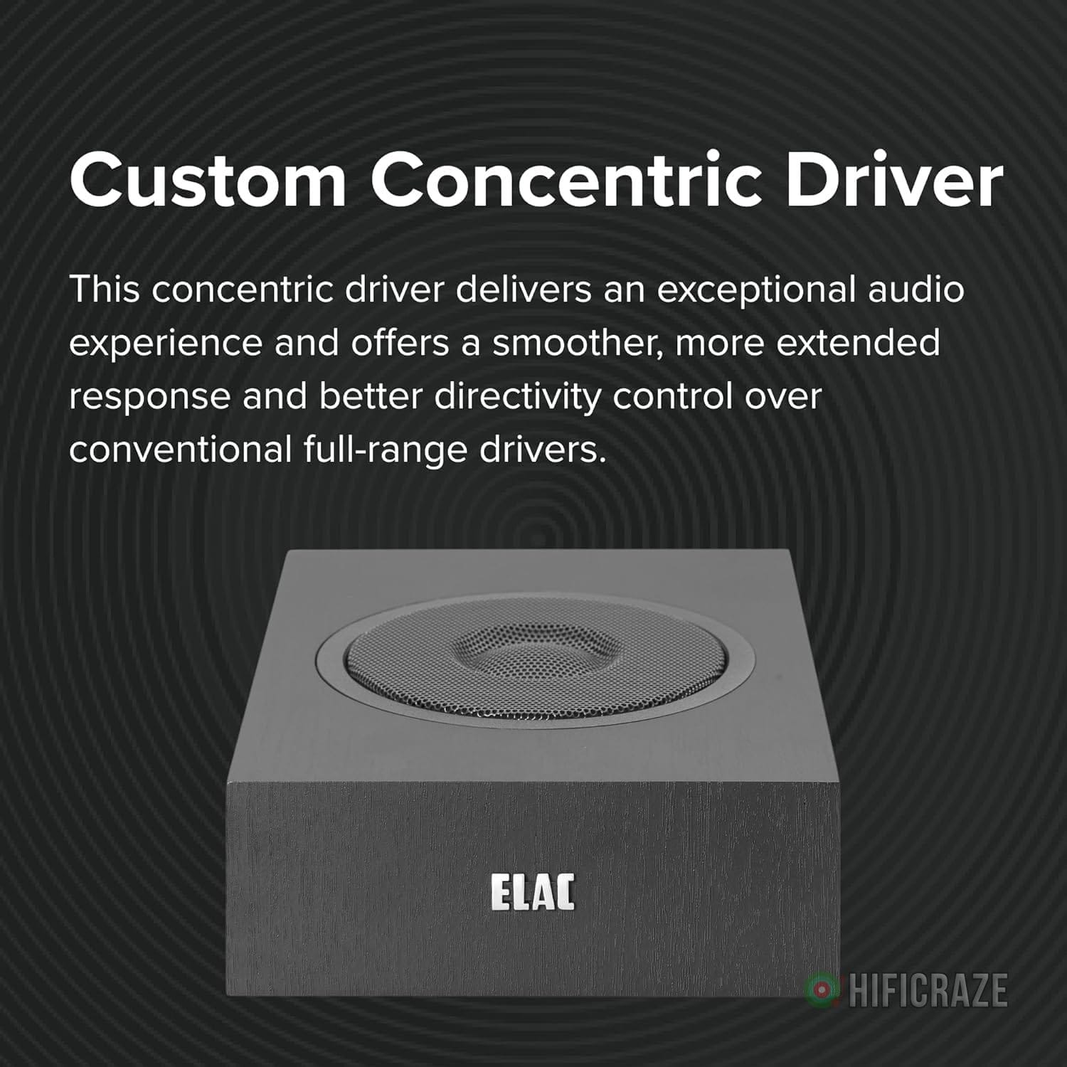 ELAC Debut 2.0 A4.2 Dolby Atmos Module Speakers, Black (Pair) - Concentric Driver with 0.5” Polymer Tweeter & 4” Aramid Fiber Woofer 3 ELAC Debut 2.0 A4.2 Dolby Atmos Module Speakers, Black (Pair) - Concentric Driver with 0.5” Polymer Tweeter & 4” Aramid Fiber Woofer - Image 3