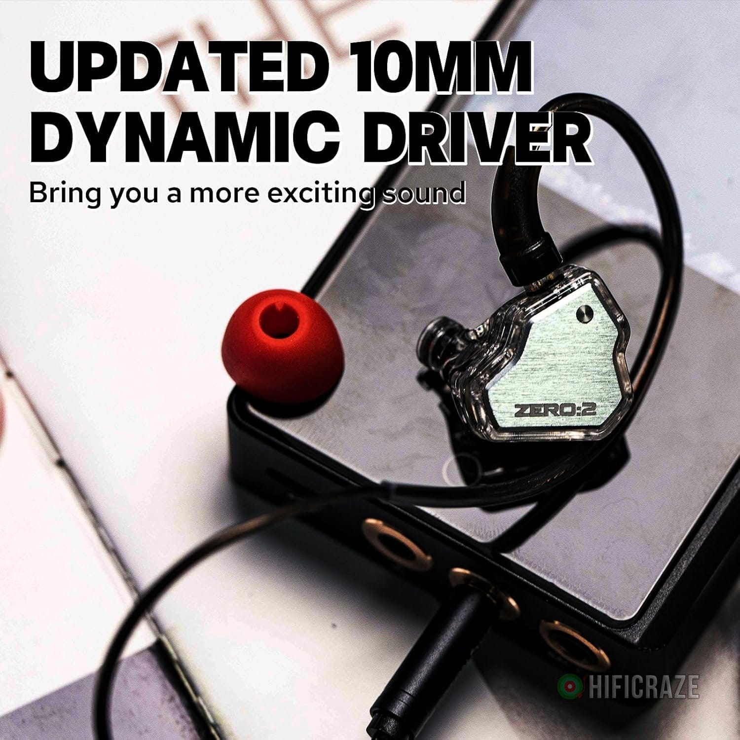 Linsoul 7Hz x Crinacle Zero:2 in Ear Monitor, Updated 10mm Dynamic Driver IEM, Wired Earbuds Earphones, Gaming Earbuds, with OFC IEM Cable for Musician (Silver) 3 Linsoul 7Hz x Crinacle Zero:2 in Ear Monitor, Updated 10mm Dynamic Driver IEM, Wired Earbuds Earphones, Gaming Earbuds, with OFC IEM Cable for Musician (Silver) - Image 3