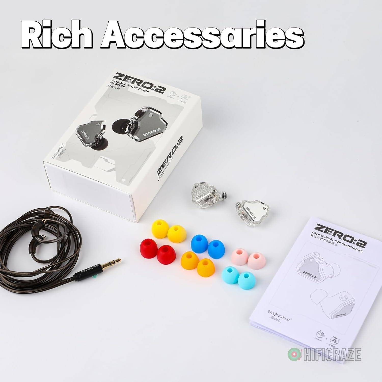 Linsoul 7Hz x Crinacle Zero:2 in Ear Monitor, Updated 10mm Dynamic Driver IEM, Wired Earbuds Earphones, Gaming Earbuds, with OFC IEM Cable for Musician (Silver) 7 Linsoul 7Hz x Crinacle Zero:2 in Ear Monitor, Updated 10mm Dynamic Driver IEM, Wired Earbuds Earphones, Gaming Earbuds, with OFC IEM Cable for Musician (Silver) - Image 7