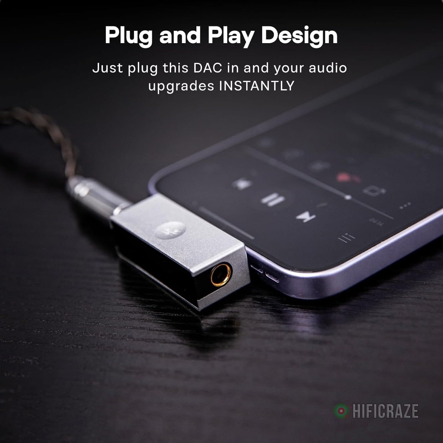 Linsoul Kiwi Ears Allegro Mini Portable IEM DAC, in Ear Monitor Amplifier, USB C to 3.5/4.4mm Output, with Custom Chip, High Resolution 32bit/384kHz, HiFi Earbuds Amp for Phone/PC - Image 6