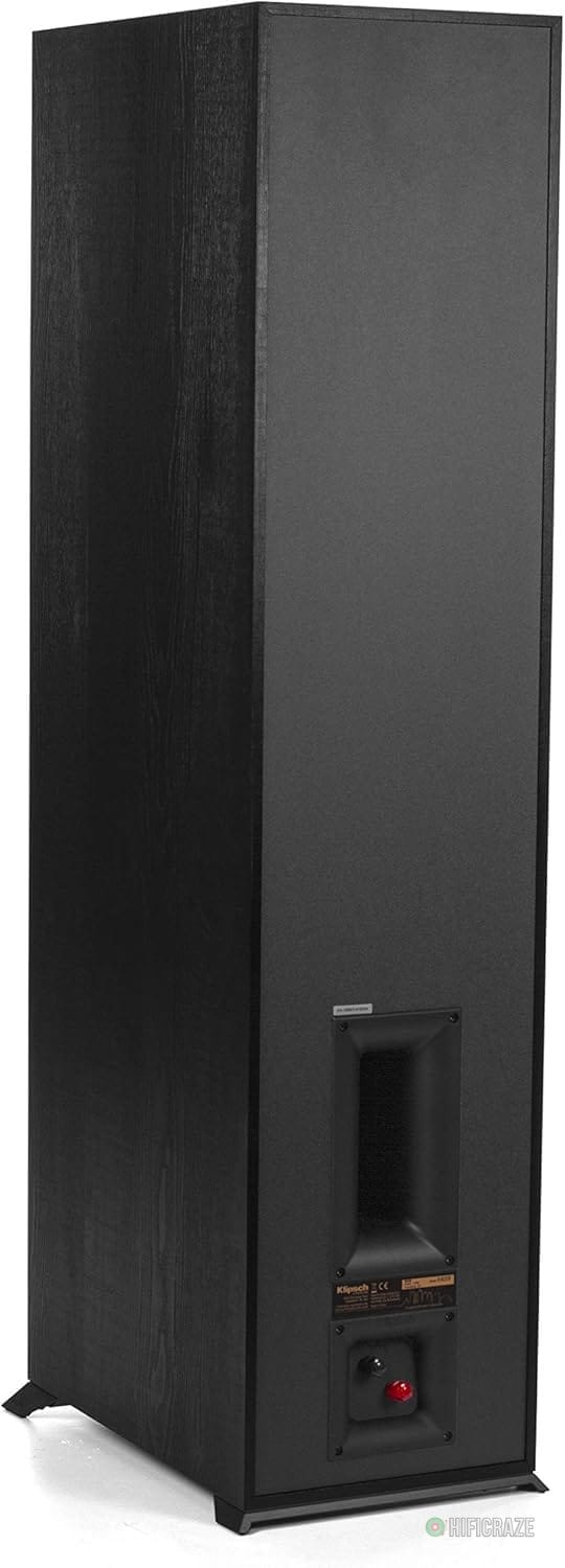 Klipsch Reference R-820F Floorstanding Speaker for Home Theater Systems with 8” Dual Woofers, Tower Speakers with Bass-Reflex via Rear-Firing Tractrix Ports in Black 5 Klipsch Reference R-820F Floorstanding Speaker for Home Theater Systems with 8” Dual Woofers, Tower Speakers with Bass-Reflex via Rear-Firing Tractrix Ports in Black - Image 5
