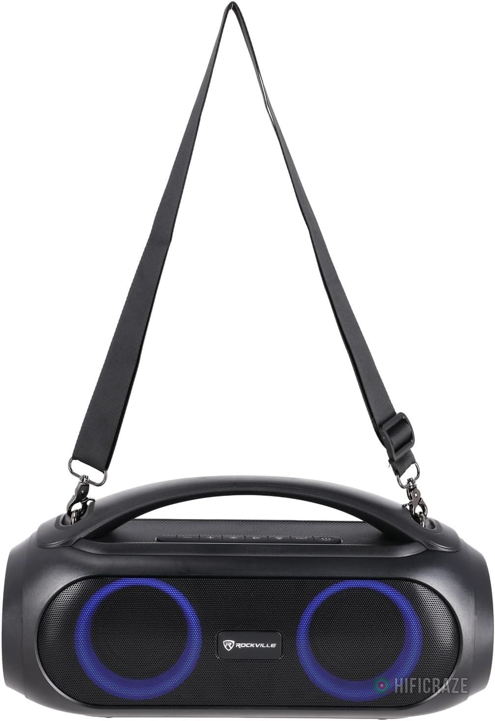 Rockville GO Party MAX BASS Large 70W Portable LED Bluetooth Speaker, Deep Bass, Wireless Link, IPX5 Water Resistant, for Parties and Outdoor Events - Image 7