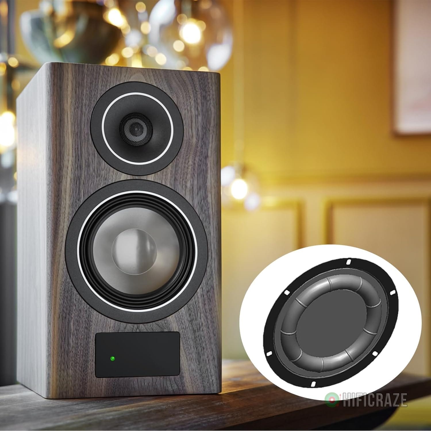 Subwoofer Diaphragm Loudspeaker Woofer Radiator Enhances Bass Experience Rubber and Iron Horn Accessory 6.5/8inch - Image 6