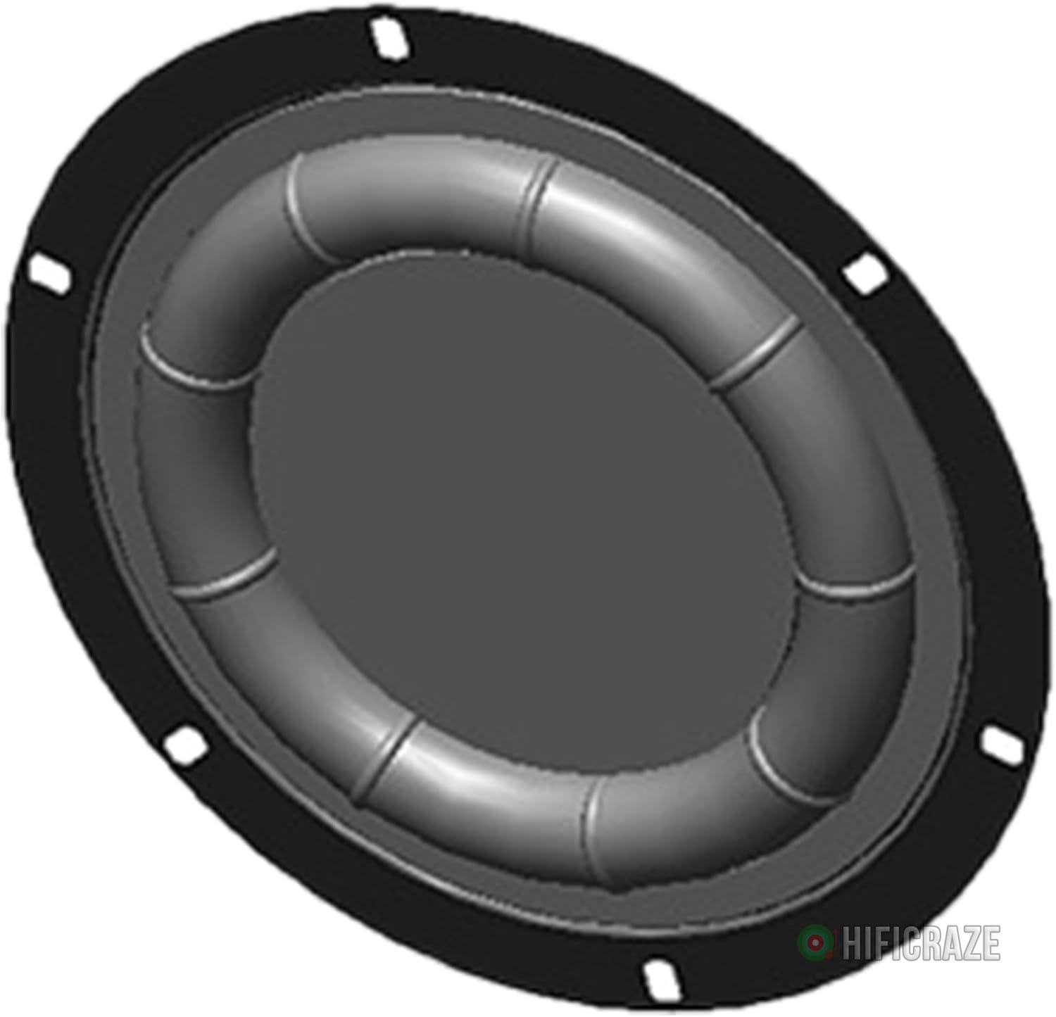 Subwoofer Diaphragm Loudspeaker Woofer Radiator Enhances Bass Experience Rubber and Iron Horn Accessory 6.5/8inch - Image 7