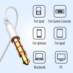 Earbuds Headphones 5 in One Pack, Wired Earbud with Heavy Bass Stereo Noise Blocking, Microphone, Compatible with iPhone, Android Phones, Laptops, Computers, iPad or Any Device with 3.5mm Interface 5 Strong Compatibility