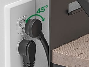 45° Flat Plug Design