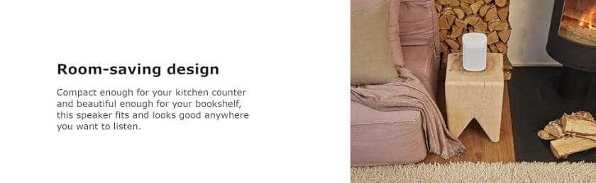 Sonos One SL (2019) - Black 10 Room saving design