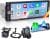 6.9″ Single DIN Car Radio with Wireless Apple CarPlay, Car Bluetooth 5.2, AM FM Radio, IPS Touchscreen 1280×480, Backup Camera, Type-C Fast Charging, USB, 180W Subwoofer, Android Auto, GPS Navigation