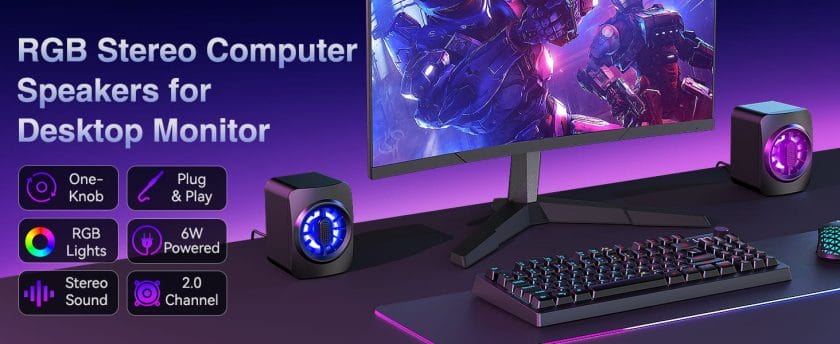 RGB computer speakers