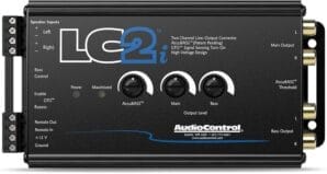AudioControl LC2i 2 Channel Line Out Converter with AccuBASS and Subwoofer Control